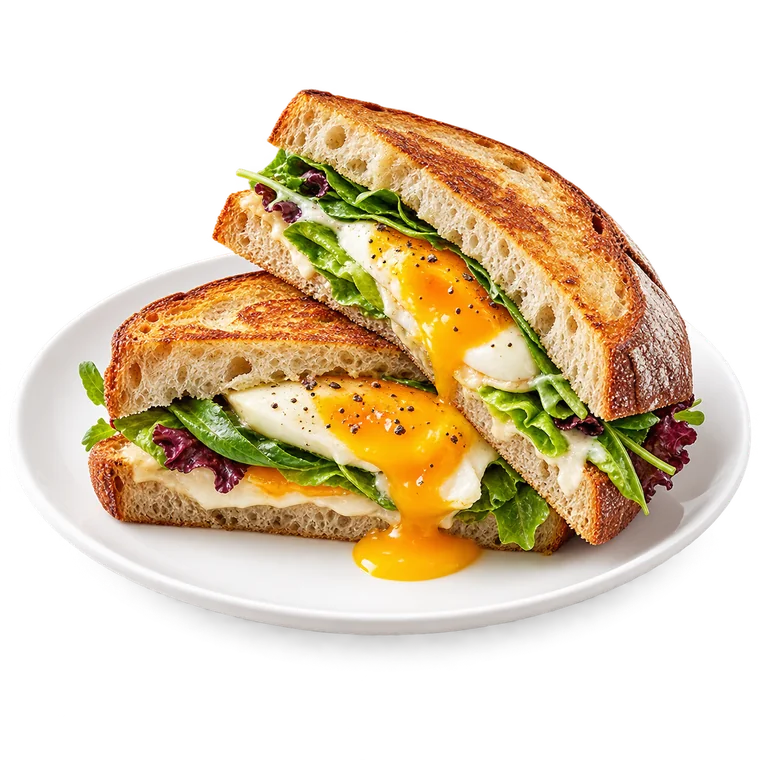 Kampung Egg Sourdough Sandwich at MUU TEA CAFE
